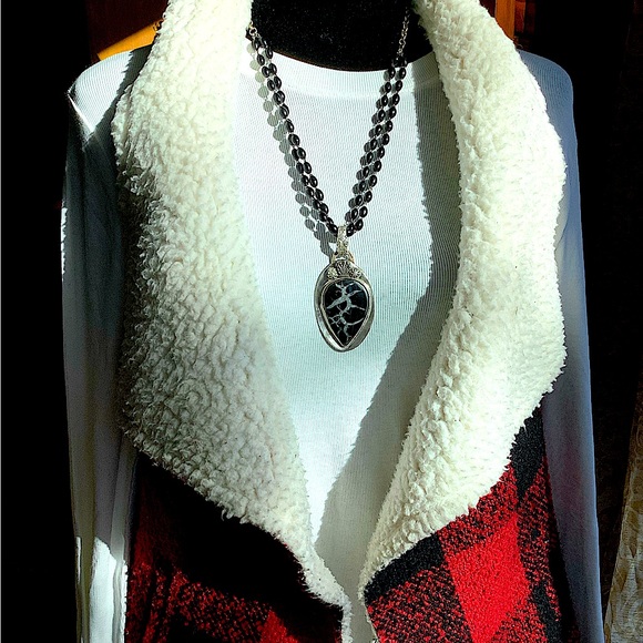 Necklace, (septarian stone) - Picture 3 of 10